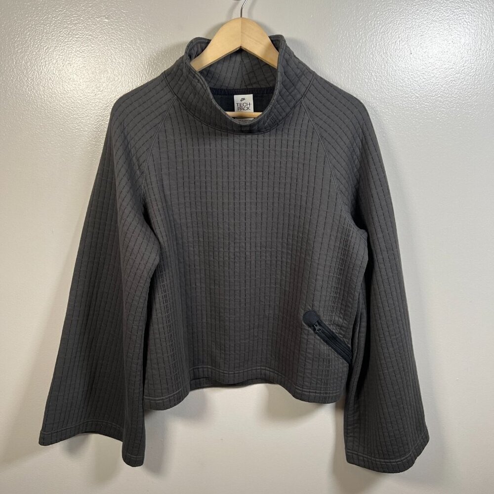 Nike Tech Pack Therma-Fit ADV Mock Neck Pullover Sweatshirt Womens Size Small